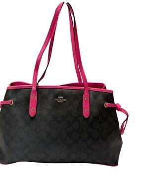 Coach canvas tote bag